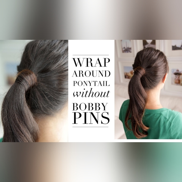 NWT 3×Scünci ColorMatch PONYTAILER 100% Spandex Hair Elastic: DARK BROWN/BLACK! - Picture 13 of 14